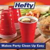 imageHefty Party On Disposable Plastic Cups Red 18 Ounce 30 Count18 Ounce