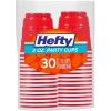 imageHefty Party On Disposable Plastic Cups Red 18 Ounce 30 Count2 Ounce