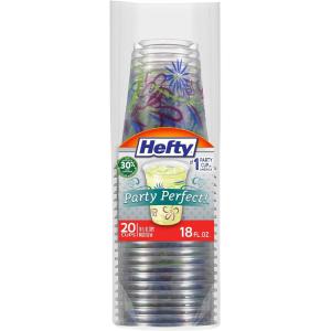 imageHefty Deluxe Clear Plastic Party Cups 9 Ounce 40 Count18 OZ