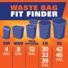 imageHefty Strong Tall Kitchen Trash Bags Unscented 13 Gallon 45 Count45 Count Pack of 1