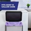 imageHefty Ultra Strong 13 Gallon Trash Bags Tall Kitchen Trash Bags 13 Gallon Size Drawstring Closure Continuous Odor Control White Clean Burst Scent 110 BagsPurple
