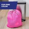 imageHefty Ultra Strong 13 Gallon Trash Bags Tall Kitchen Trash Bags 13 Gallon Size Resist Leaks Punctures and Rips Continuous Odor Control Pink Fabuloso Watermelon Scent 110 Bags