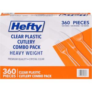 imageHefty Clear Plastic Fork 300ctCombo Pack