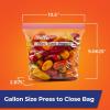 imageHefty Press to Close Plastic Bags for Food Storage Quart Size 25 CountPress to Close