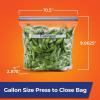imageHefty Press to Close Plastic Freezer Bags Gallon Size 20 CountPress to Close