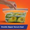 imageHefty Press to Close Plastic Freezer Bags Gallon Size 20 CountPress to Close