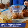 imageHefty Press to Close Plastic Freezer Bags Gallon Size 20 CountSlider