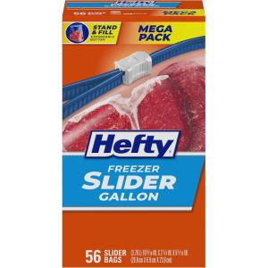 imageHefty Press to Close Plastic Freezer Bags Gallon Size 20 CountSlider