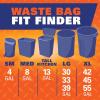 imageHefty Easy Flaps Multipurpose Large Trash Bags 30 Gallon 40 Count40 Count Pack of 1