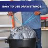 imageHefty Steelsak Heavy Duty Large Trash Bags Gray Unscented 39 Gallon 30 Count30 Count Pack of 1
