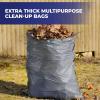 imageHefty Steelsak Heavy Duty Large Trash Bags Gray Unscented 39 Gallon 30 Count30 Count Pack of 1