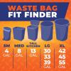 imageHefty Steelsak Heavy Duty Large Trash Bags Gray Unscented 39 Gallon 30 Count30 Count Pack of 1