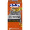 imageHefty Steelsak Heavy Duty Large Trash Bags Gray Unscented 39 Gallon 30 Count30 Count Pack of 1