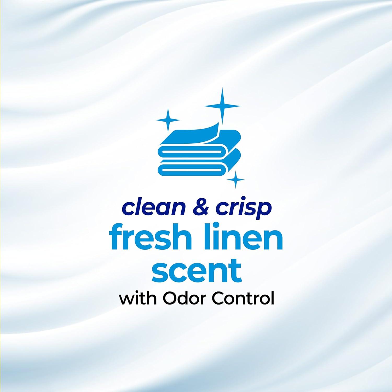 imageHefty Essentials Flap Tie 4 Gallon Trash Bags 52 Count Small Scented Trash Bags for Bathrooms Bedrooms Dorm Rooms Home Offices and More Fresh Linen Scent White