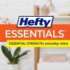 imageHefty Essentials Flap Tie 4 Gallon Trash Bags 80 Count Small Scented Trash Bags for Bathrooms Bedrooms Dorm Rooms Home Offices and More Fresh Linen Scent White