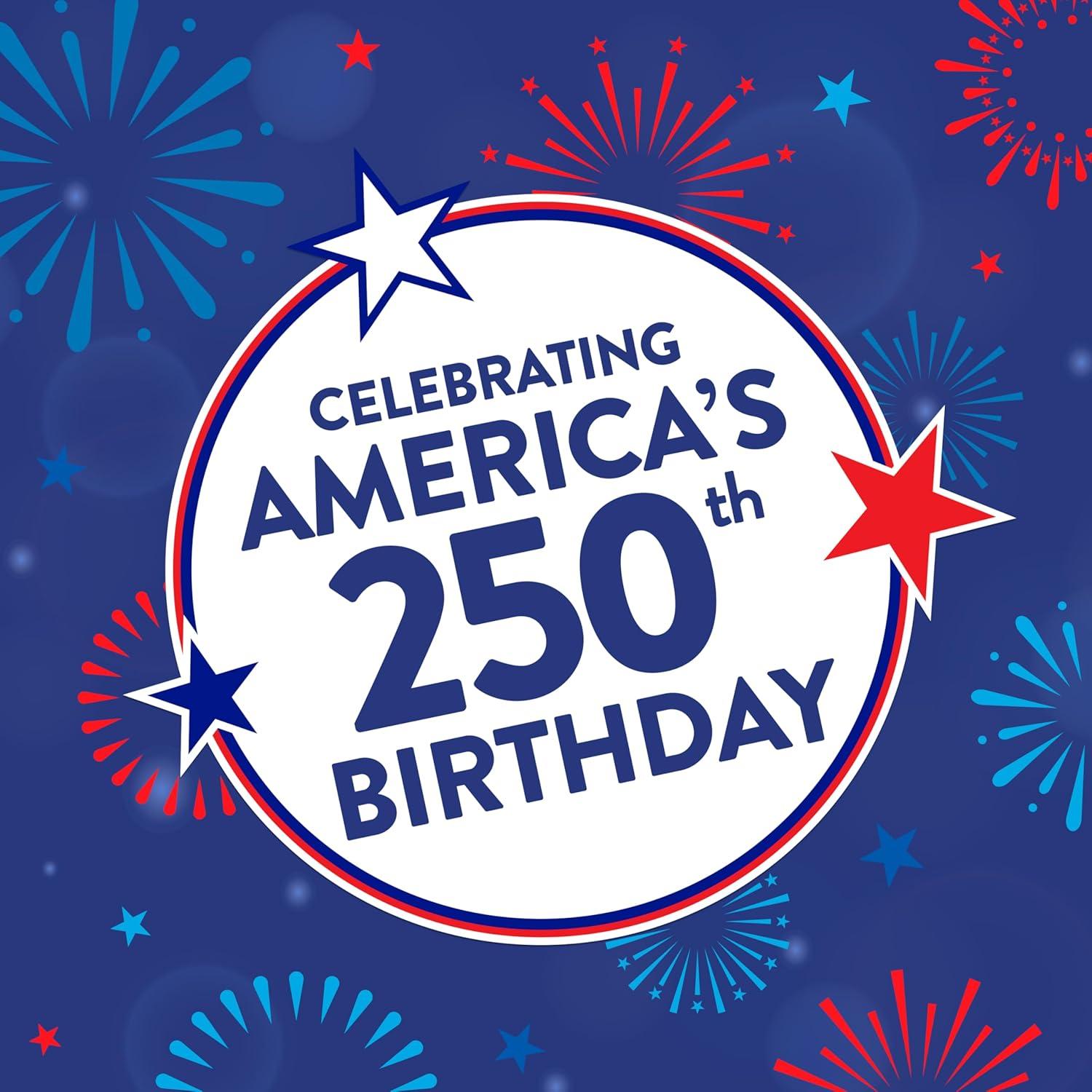 image:imageHefty Party On Disposable Plastic Party Cups 76 Count 16 Oz Cups in Assorted Patriotic Colors and 18 Oz Clear Cups with Festive Firework Print for Fourth of July Celebrations and Summer EntertainingPatriotic