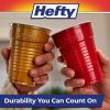 image:imageHefty Party On Disposable Plastic Party Cups 76 Count 16 Oz Cups in Assorted Patriotic Colors and 18 Oz Clear Cups with Festive Firework Print for Fourth of July Celebrations and Summer EntertainingFestive