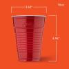 image:imageHefty Party On Disposable Plastic Party Cups 76 Count 16 Oz Cups in Assorted Patriotic Colors and 18 Oz Clear Cups with Festive Firework Print for Fourth of July Celebrations and Summer EntertainingFestive
