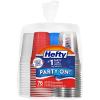 image:imageHefty Party On Disposable Plastic Party Cups 76 Count 16 Oz Cups in Assorted Patriotic Colors and 18 Oz Clear Cups with Festive Firework Print for Fourth of July Celebrations and Summer EntertainingPatriotic