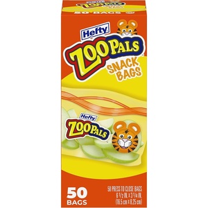 image:imageHefty Zoo Pals Sandwich Bags 50ctSnack Bags